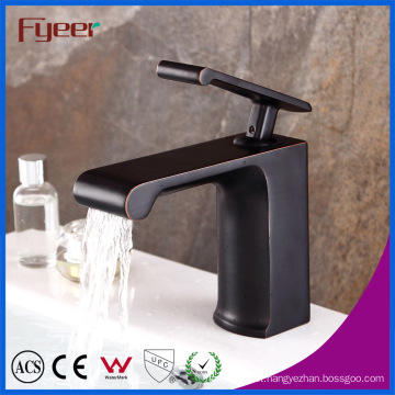 Fyeer 2016 New Orb Black Antique Brass Waterfall Basin Faucet